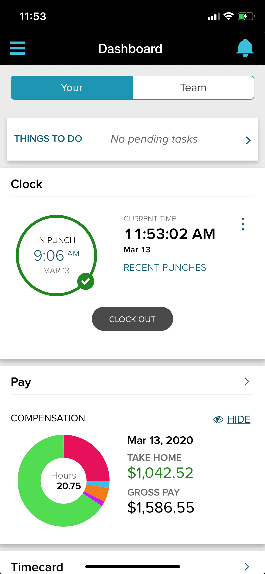 ADP Vantage HCM screenshot & Video