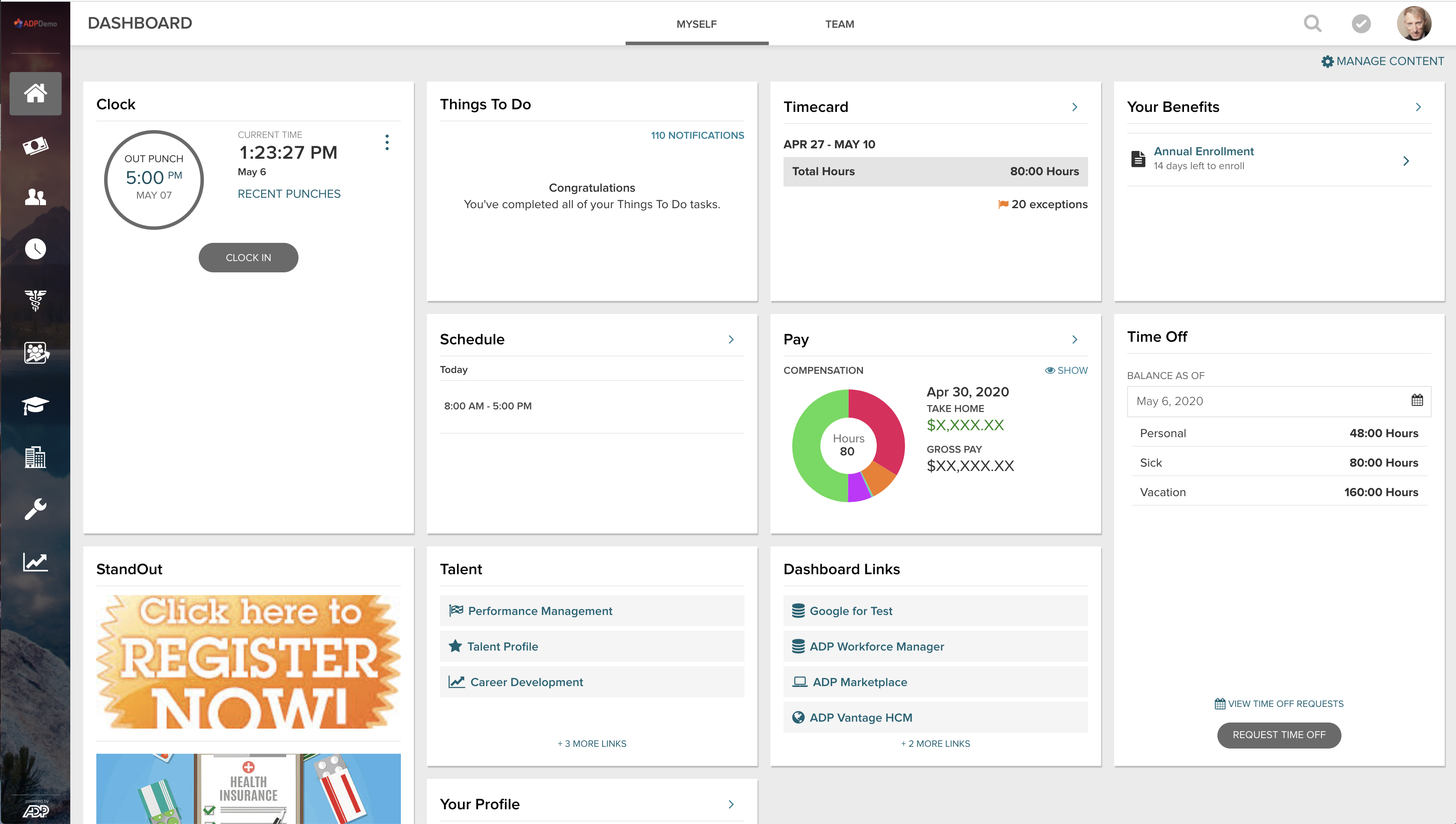 ADP Vantage HCM screenshot & Video