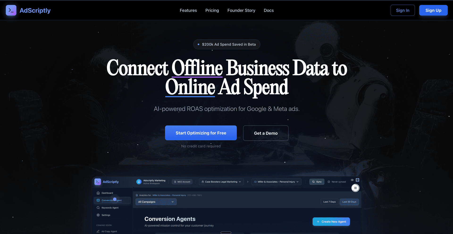 Adscriptly Screenshot