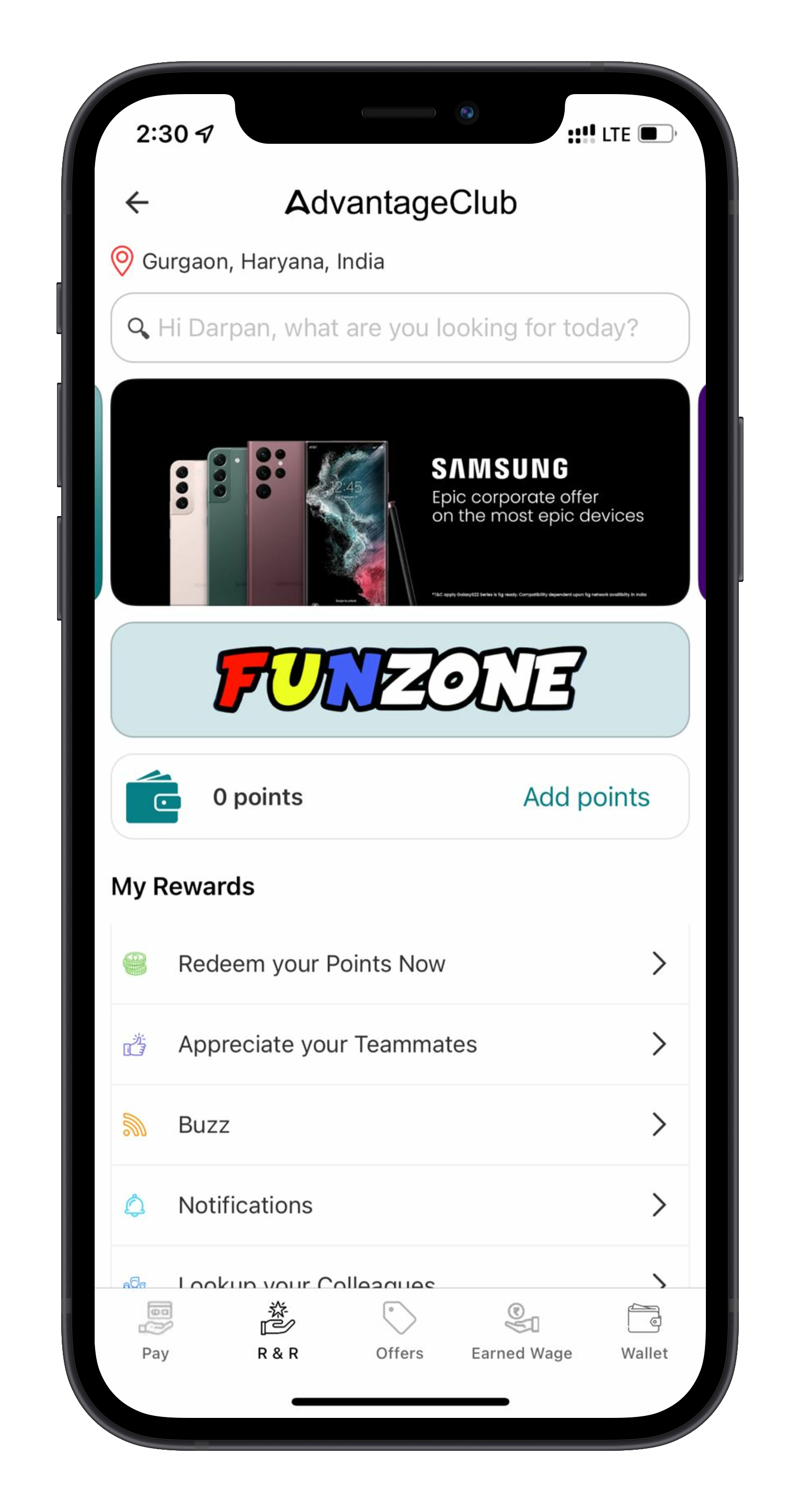 Advantage Club Screenshot