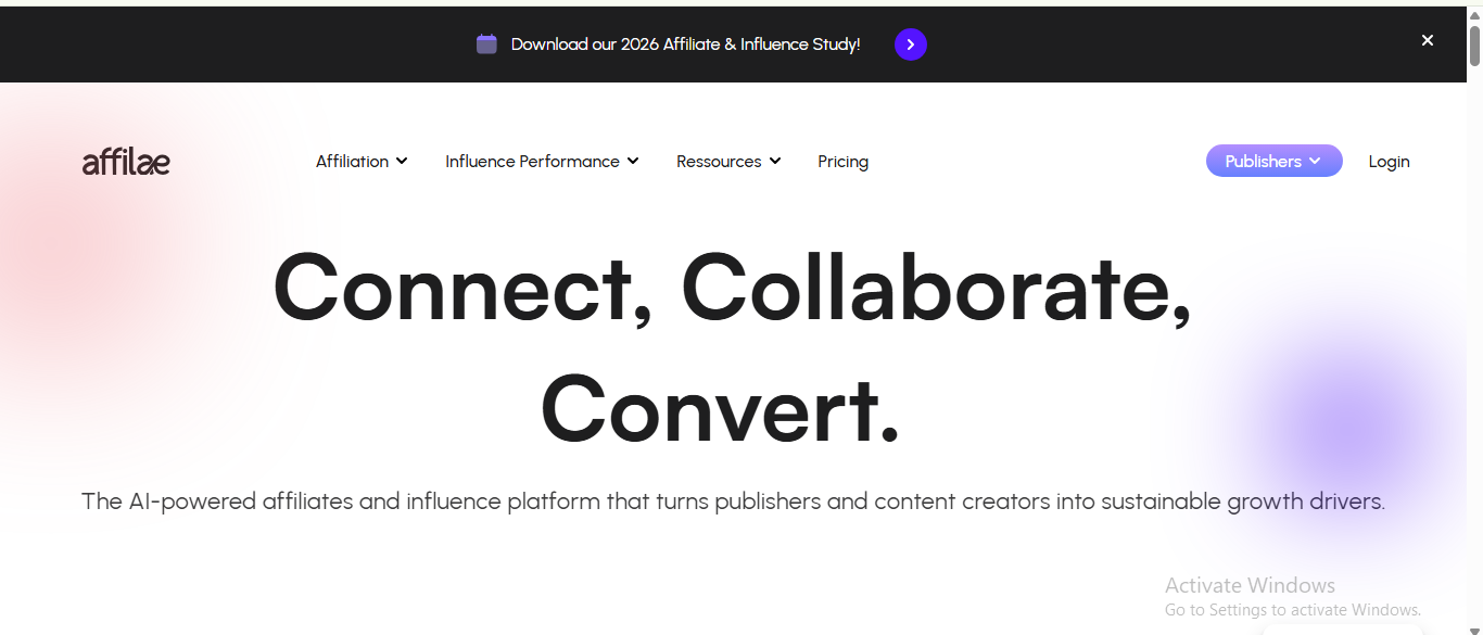 Affilae Screenshot