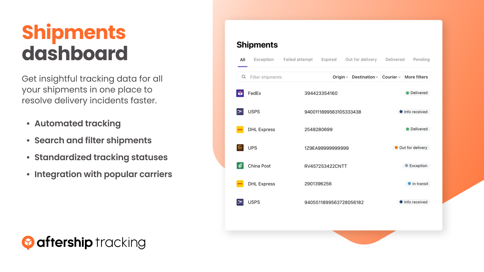AfterShip screenshot & Video