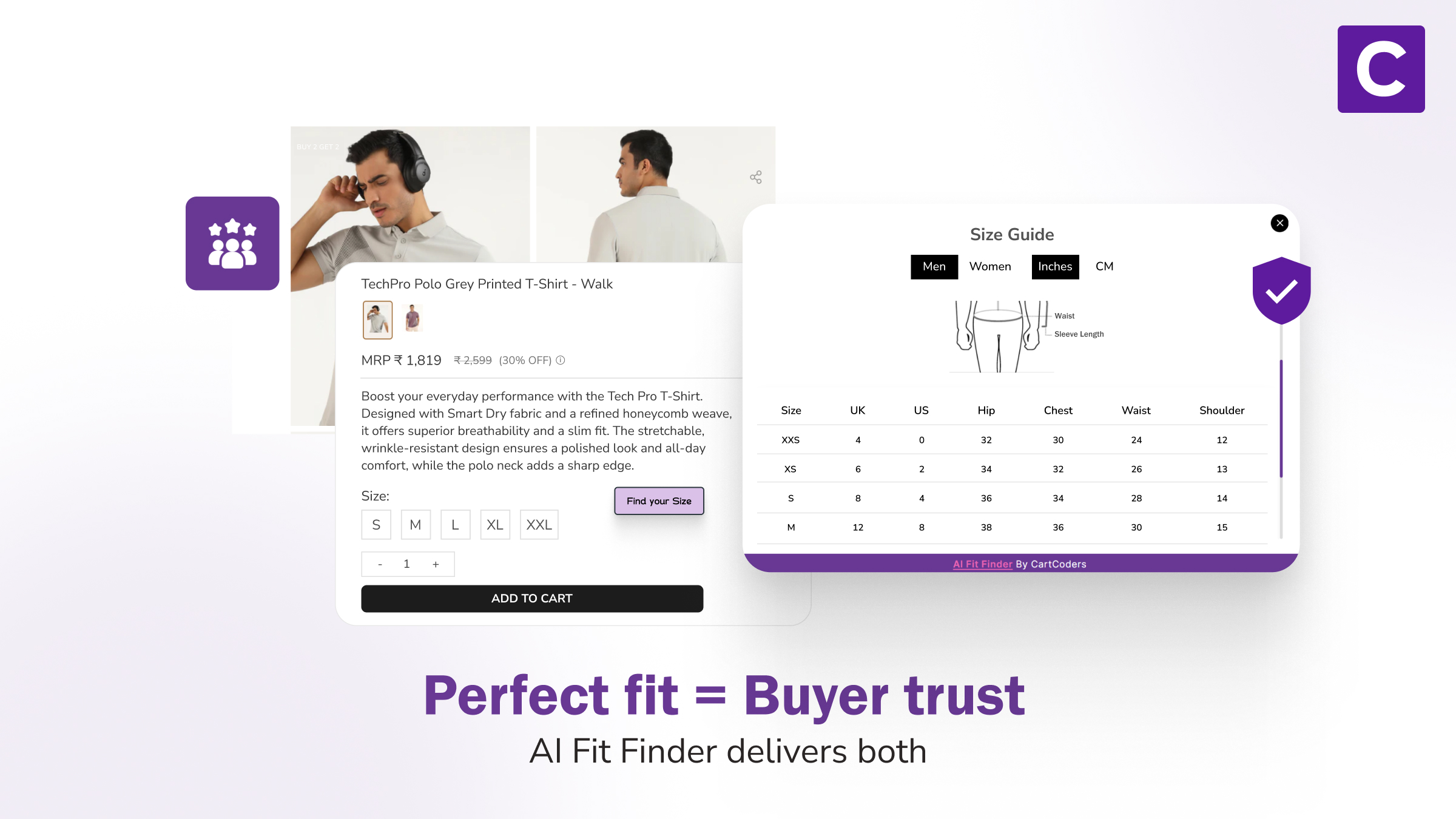 AI Fit Finder Screenshot
