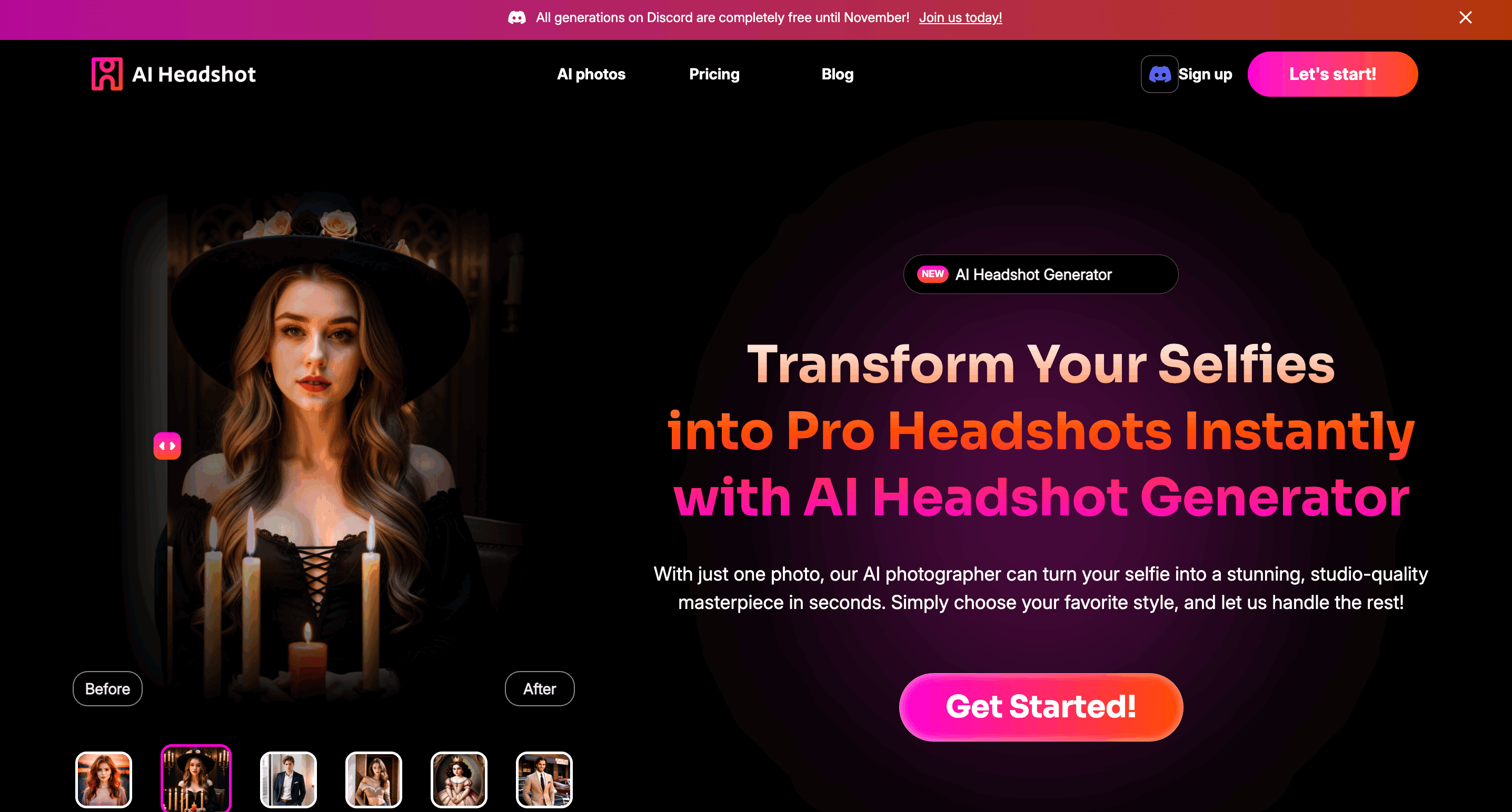 AI Headshot Generator screenshot & Video