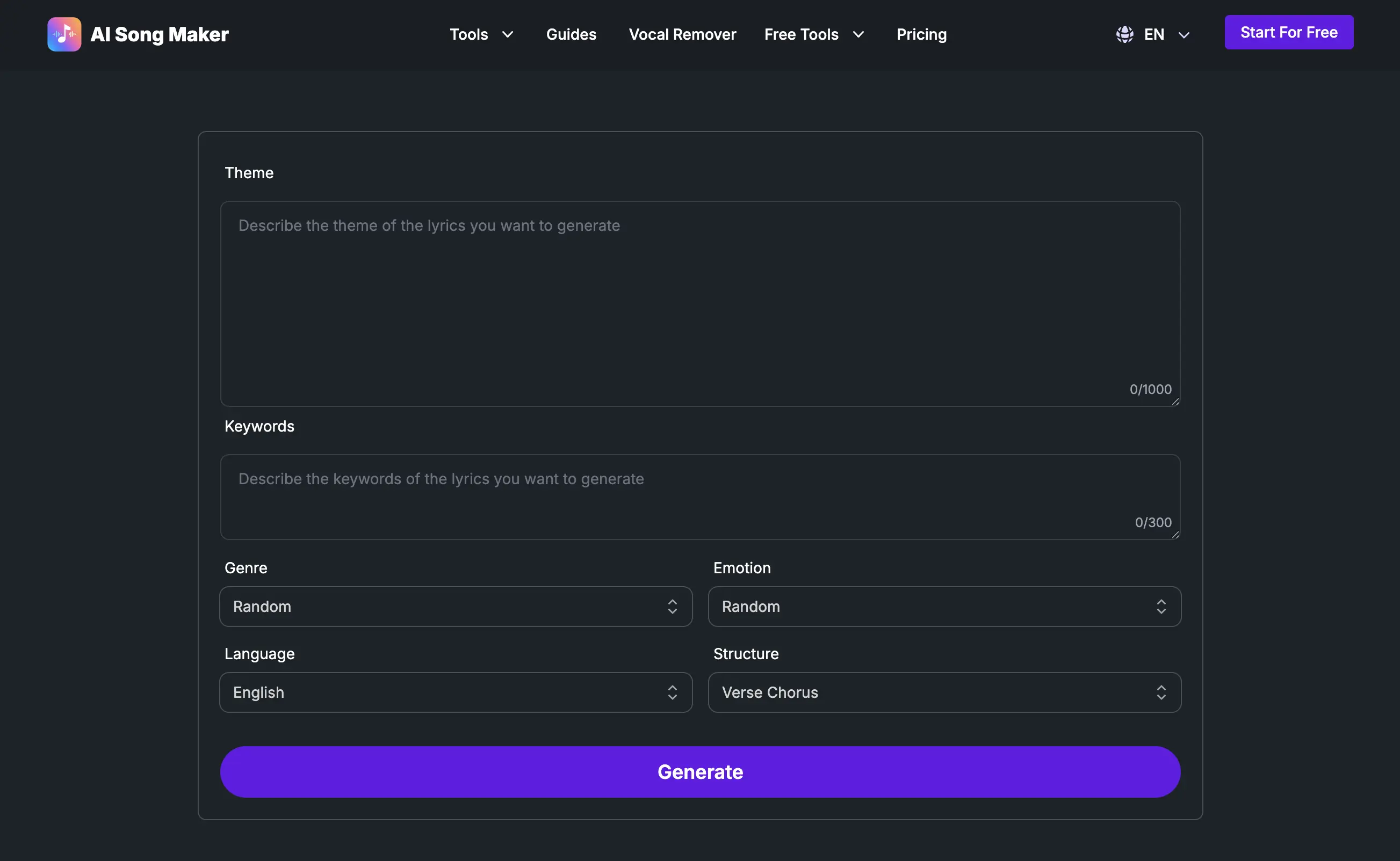 AI Song Maker Screenshot
