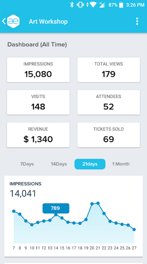 AllEvents Screenshot