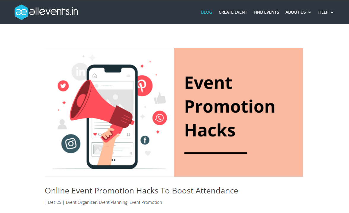 AllEvents Screenshot