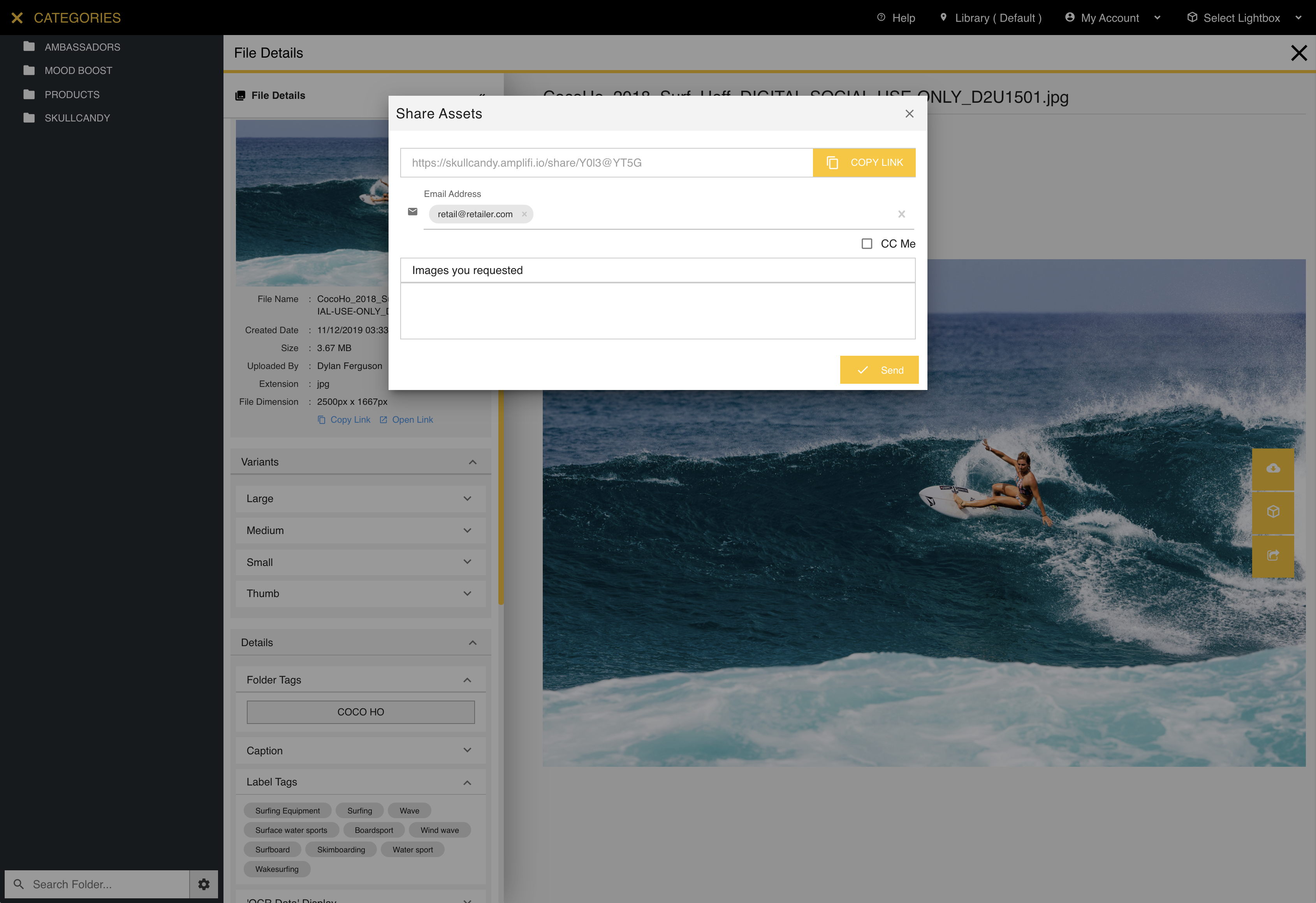 Amplifi.io Screenshot