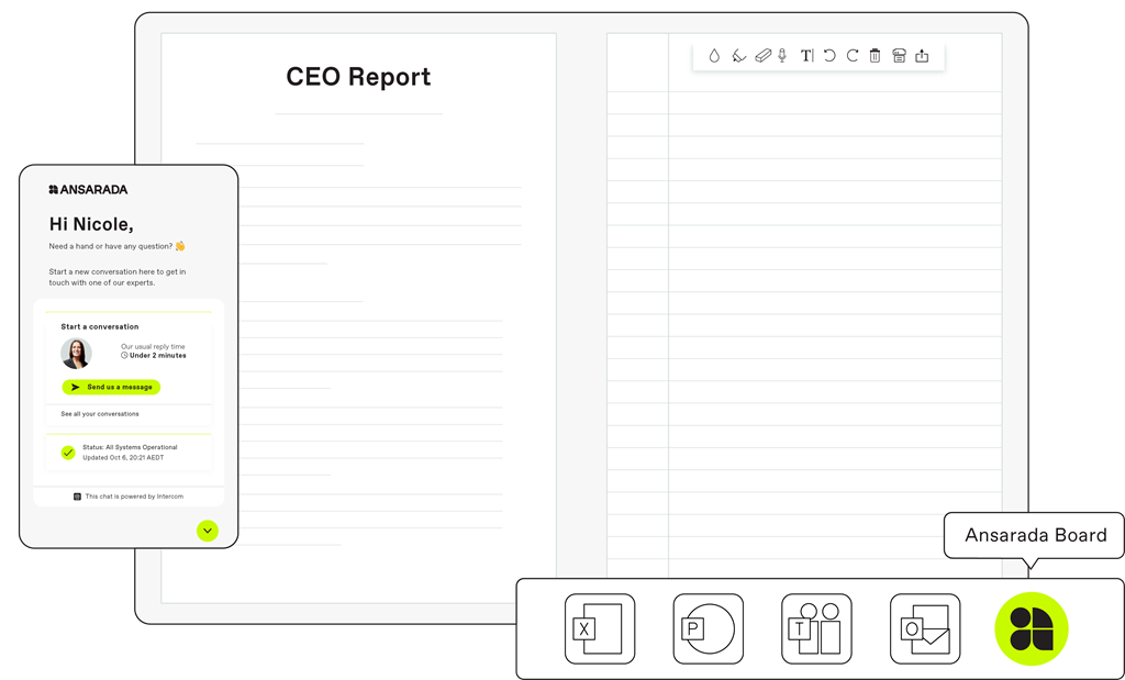 Ansarada Board Screenshot