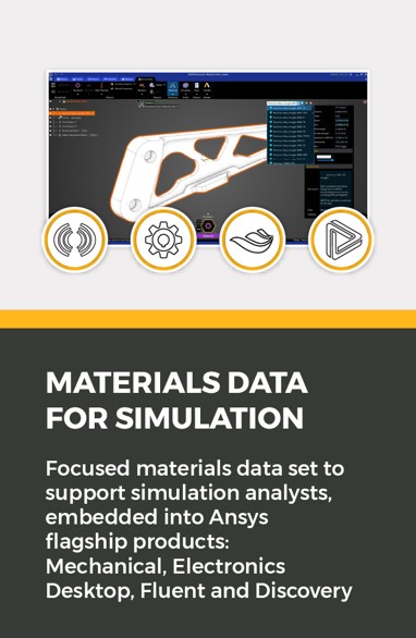 Ansys Materials Screenshot