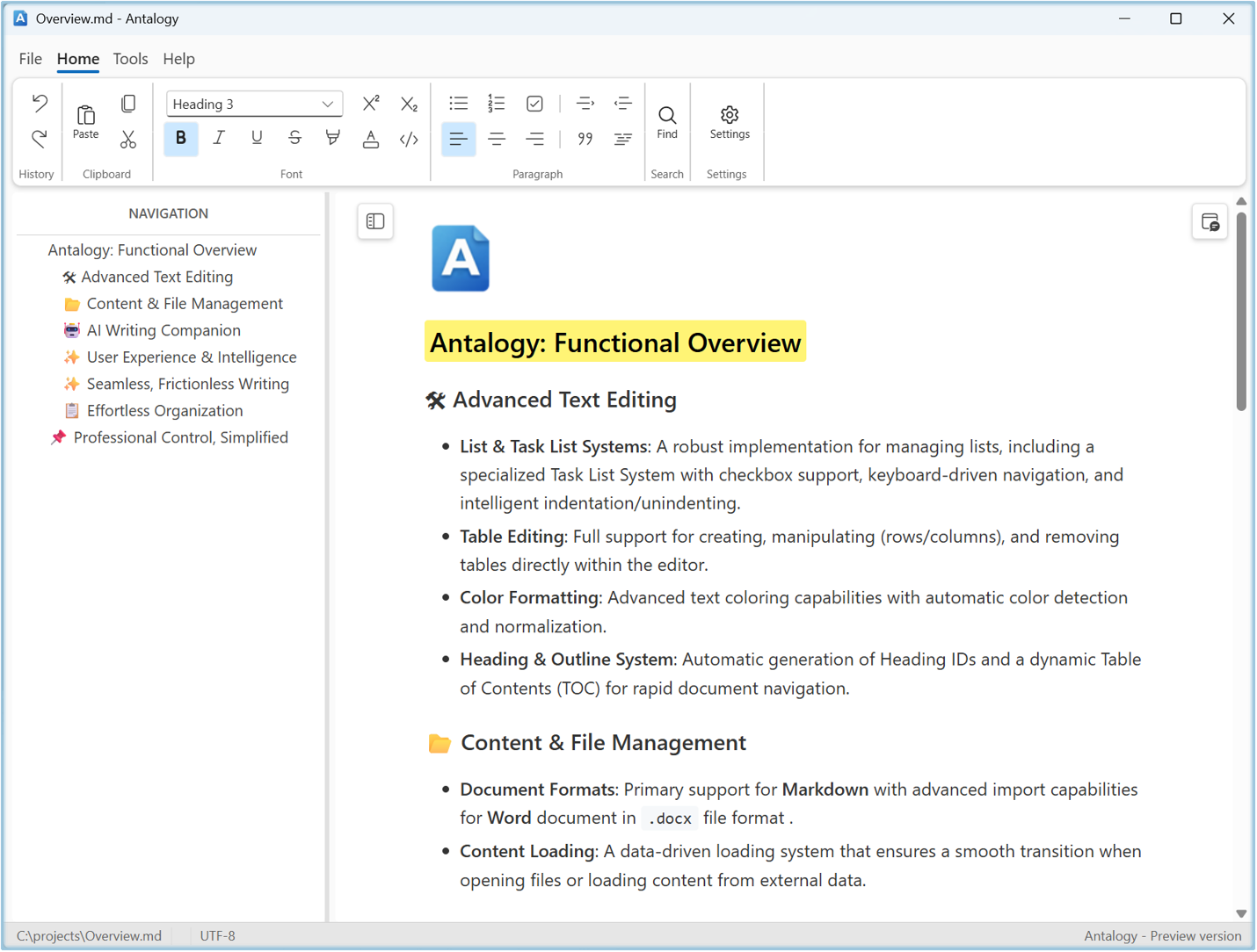 Antalogy Screenshot
