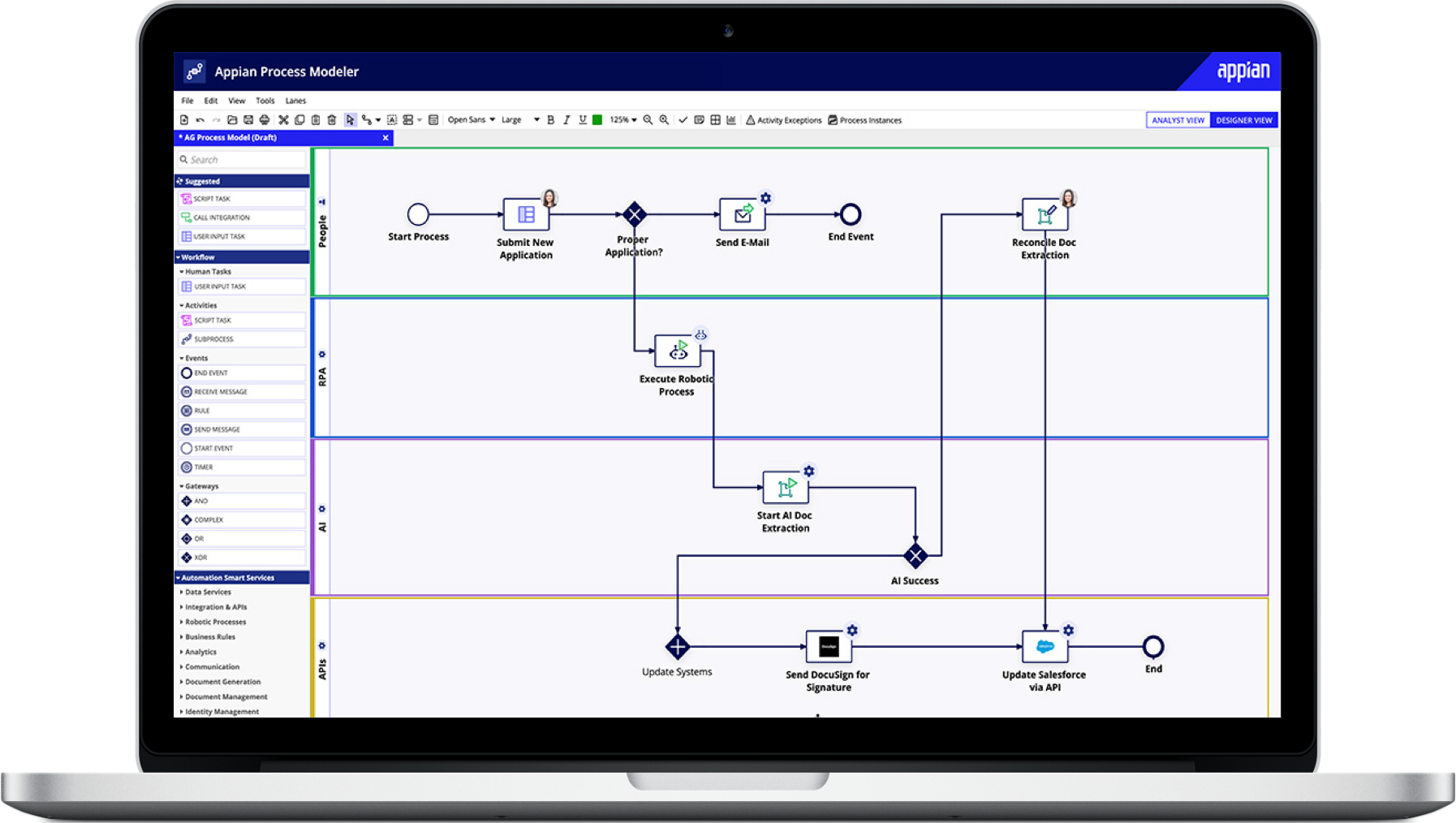 Appian screenshot & Video