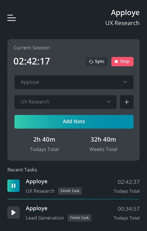 Apploye Screenshot