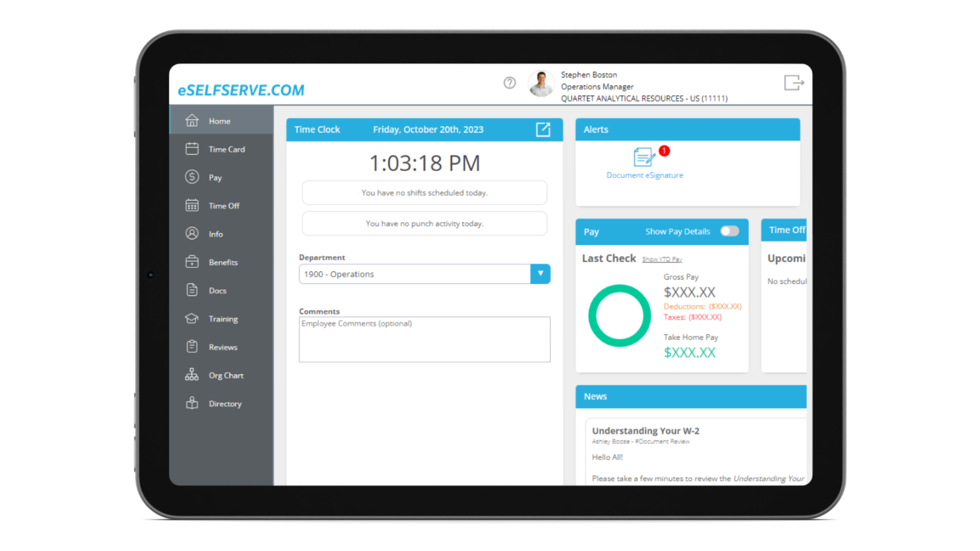 APS Screenshot