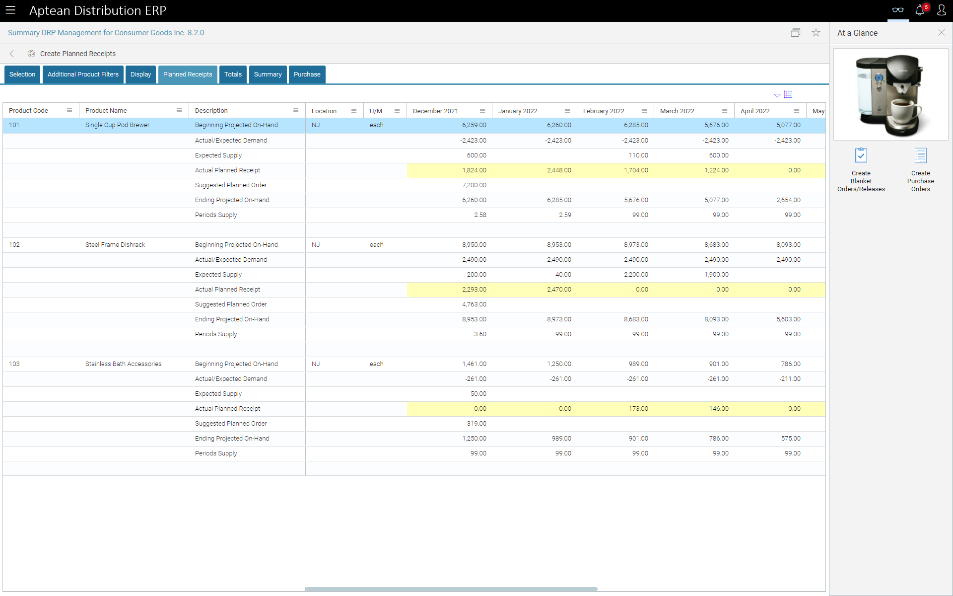 Aptean Distribution ERP Screenshot