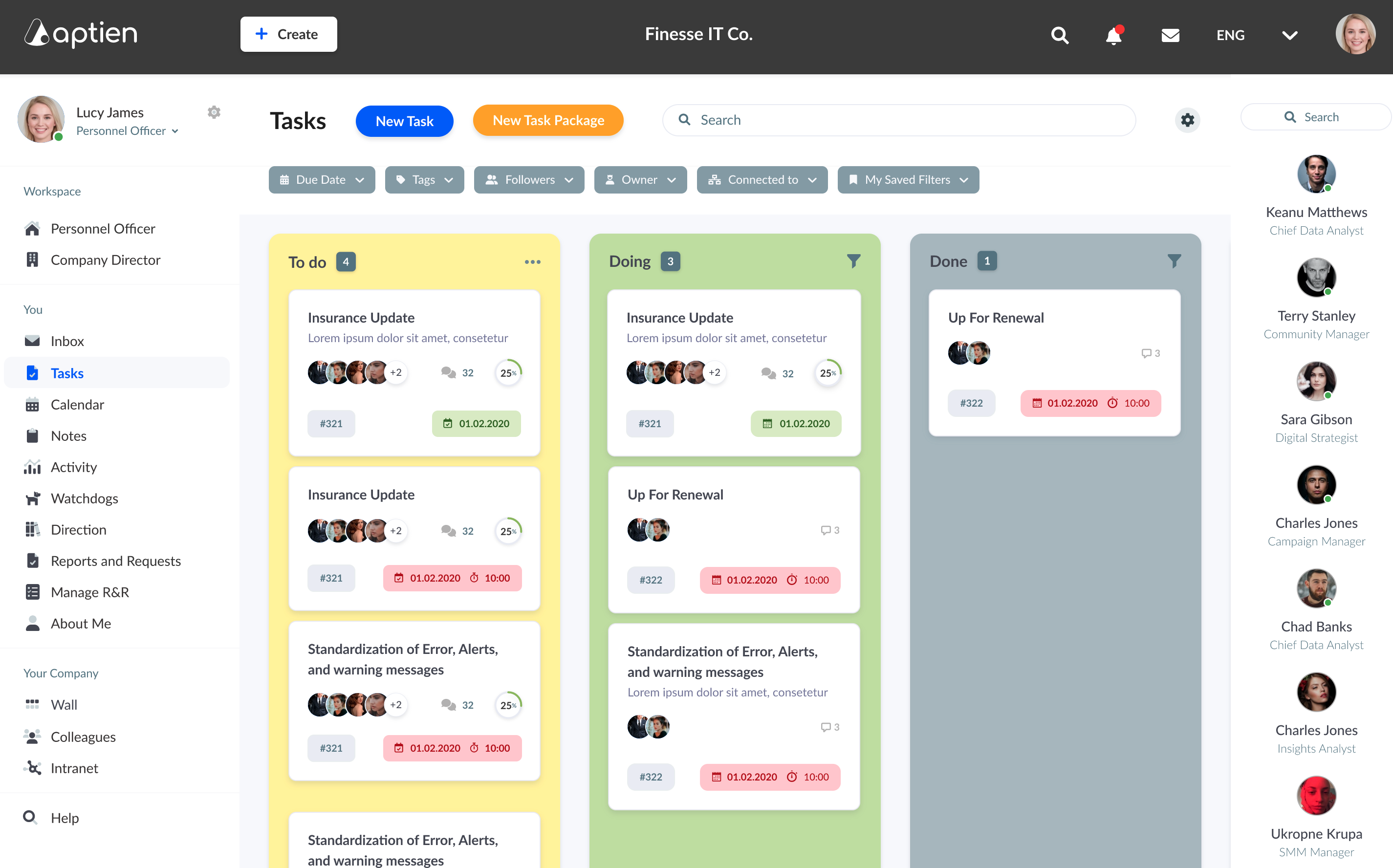 Aptien Screenshot