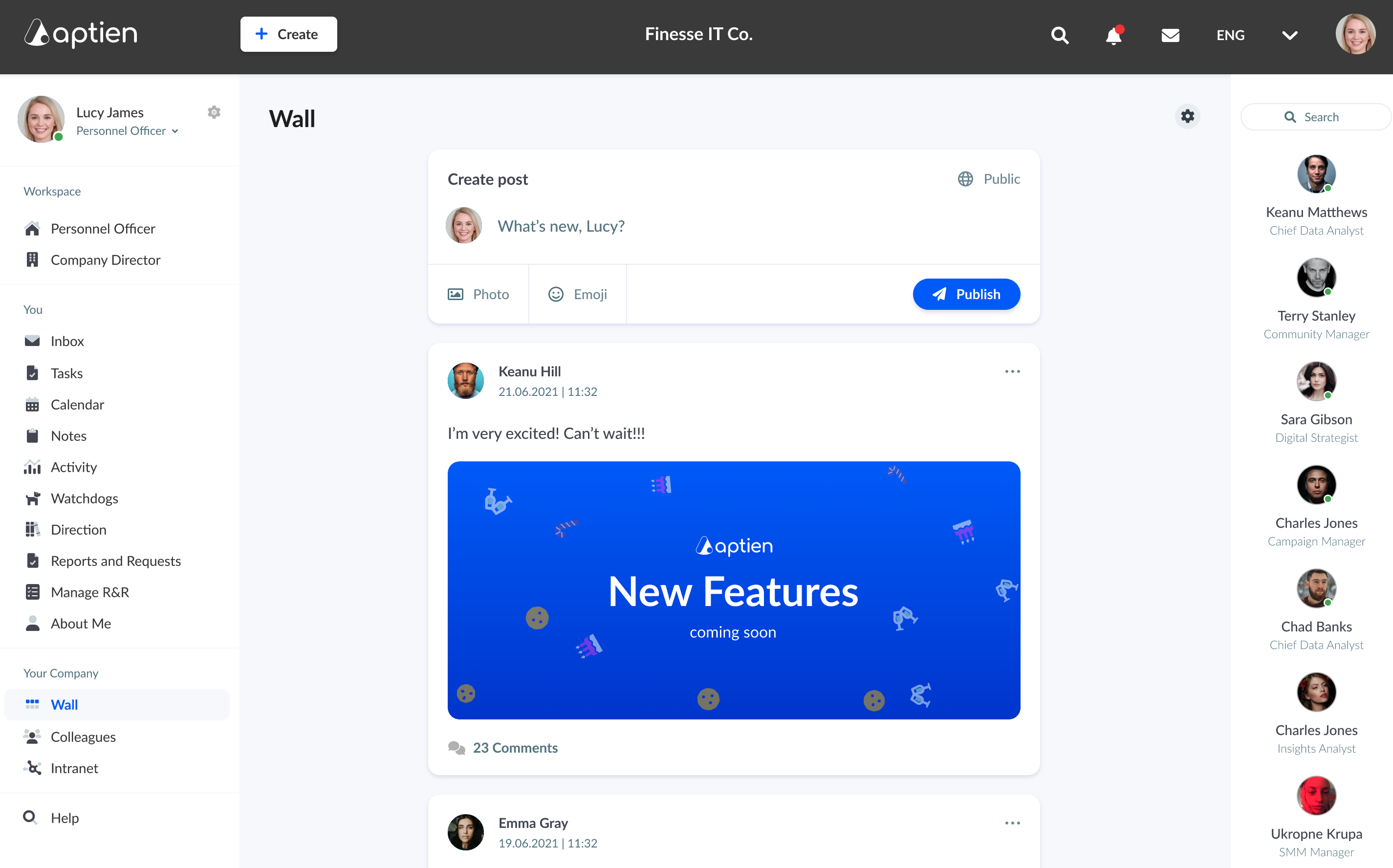 Aptien Screenshot