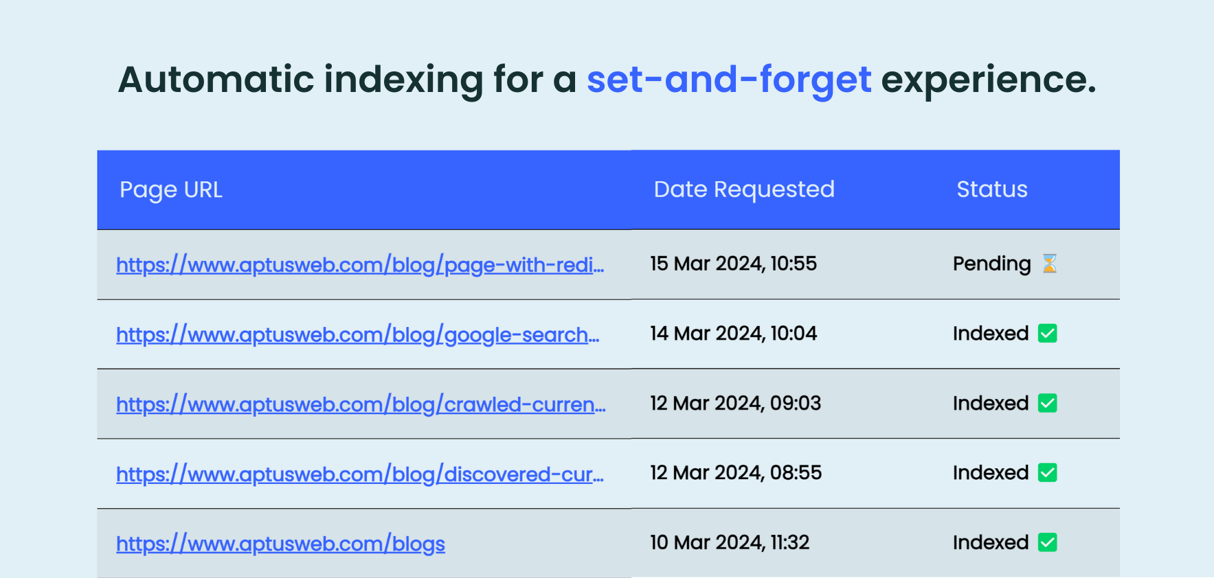 AptusWeb Screenshot