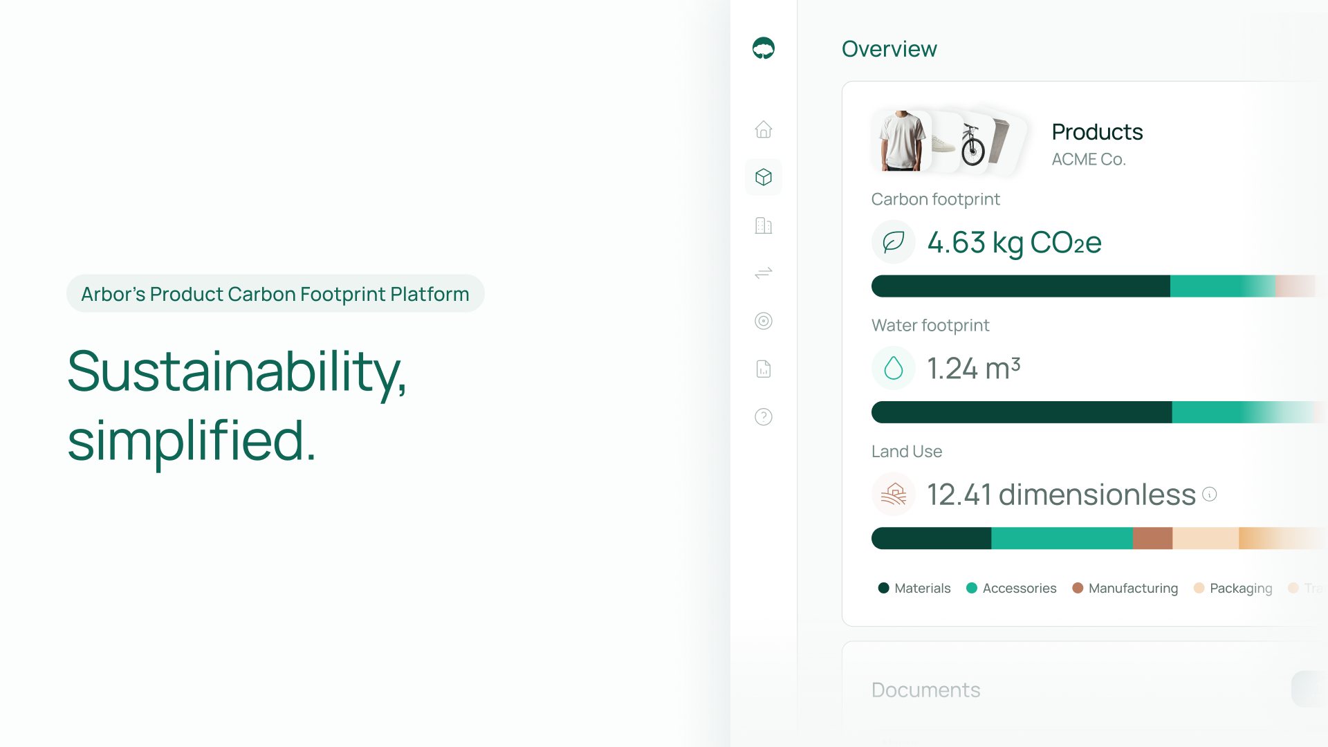 Arbor Carbon Accounting Platform Screenshot