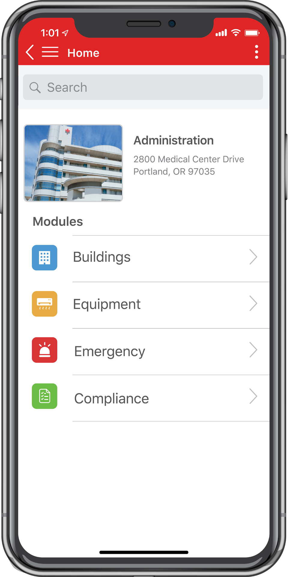 ARC Facilities Screenshot