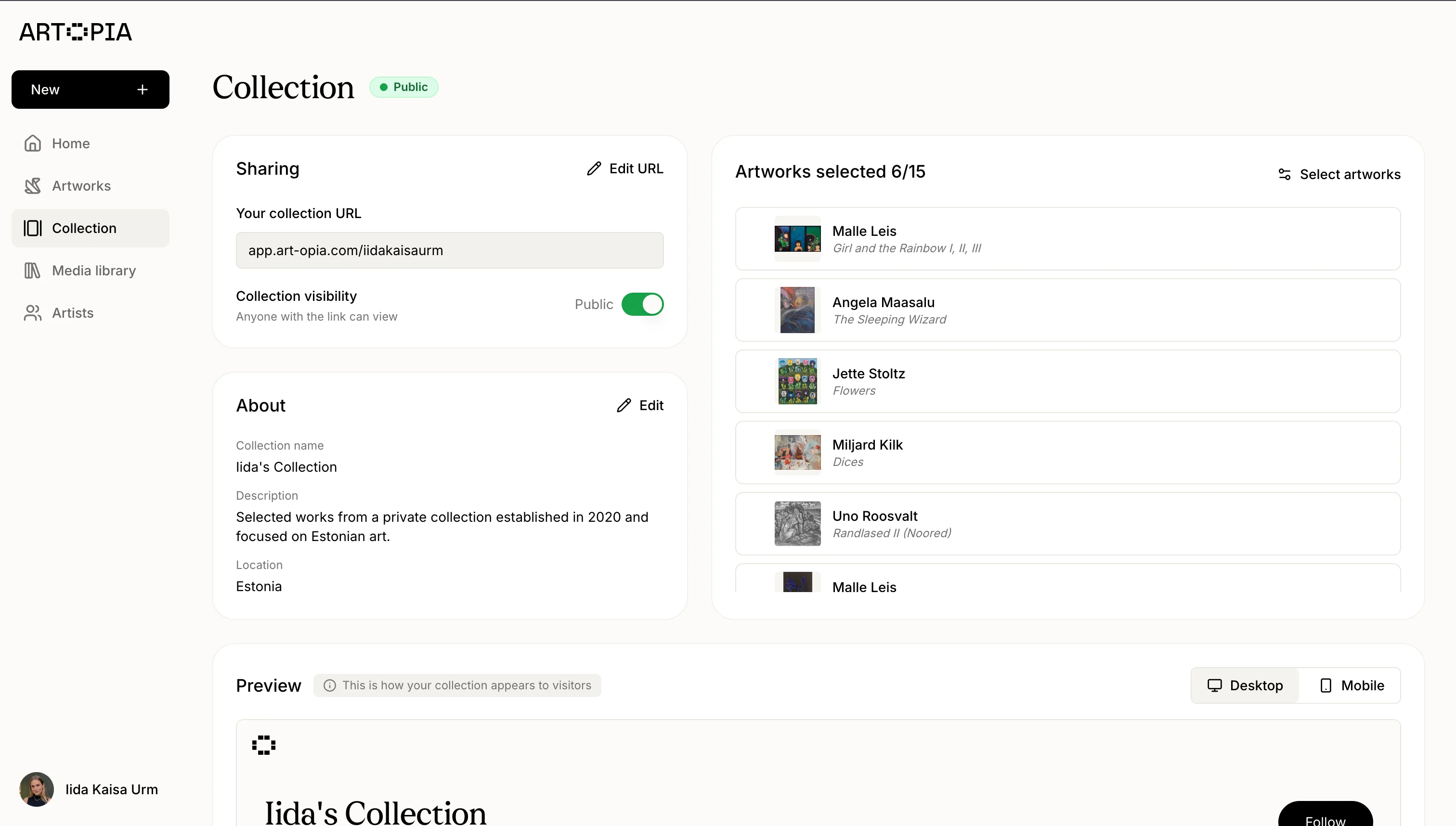 Artopia Screenshot