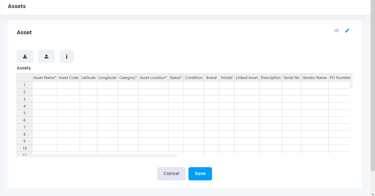 Asset Infinity Screenshot