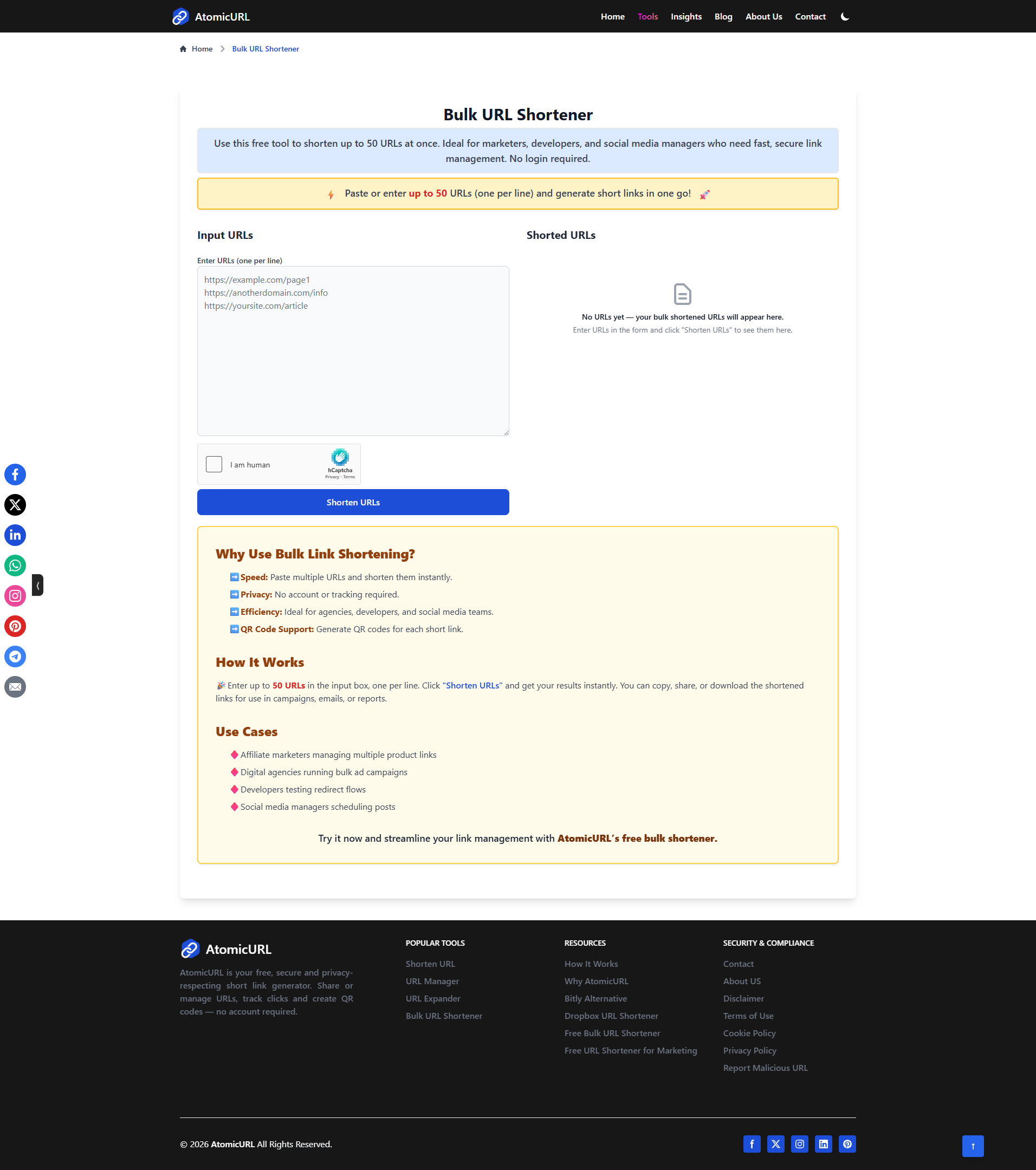 AtomicURL Screenshot