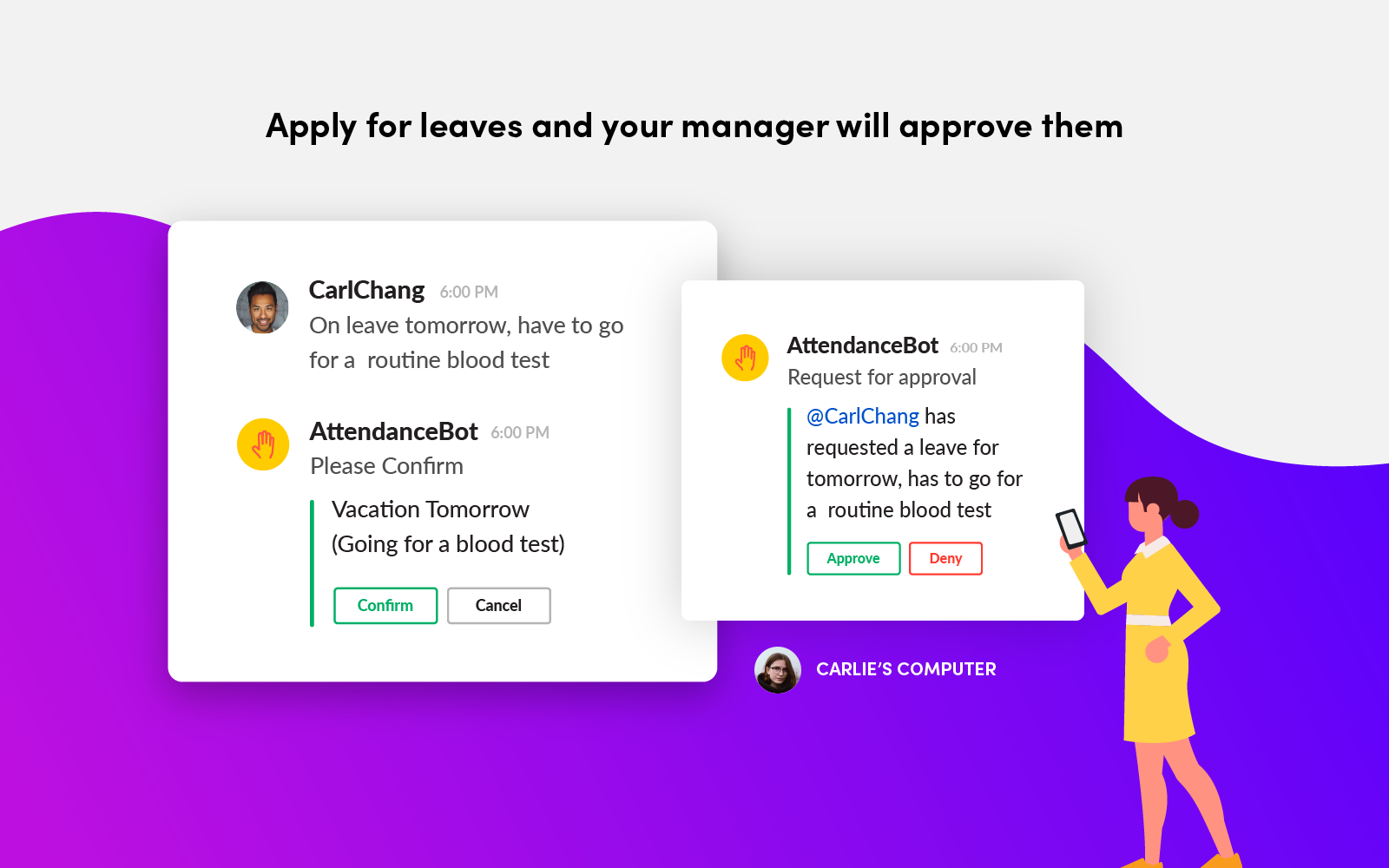 AttendanceBot screenshot & Video