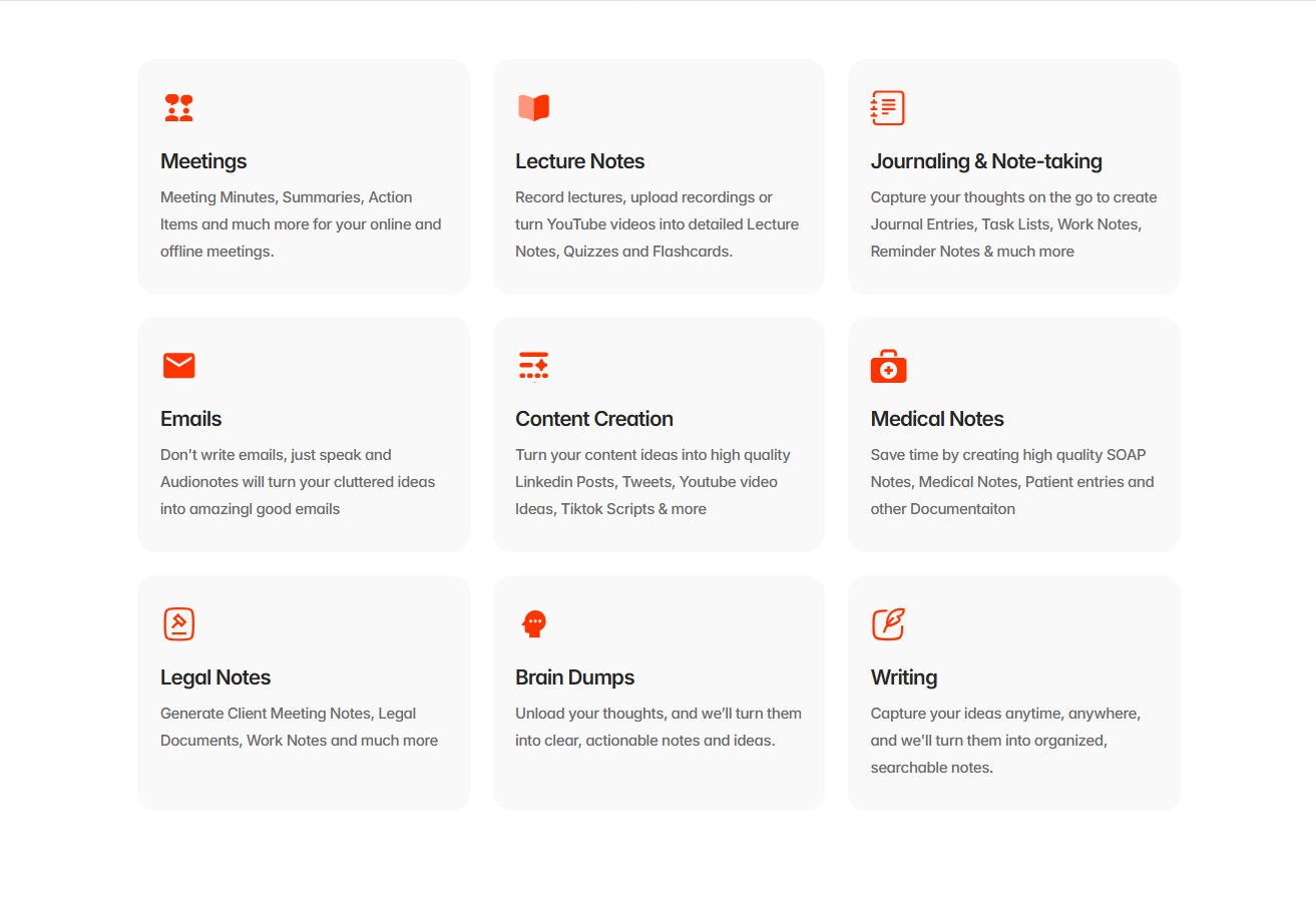 Audionotes Screenshot