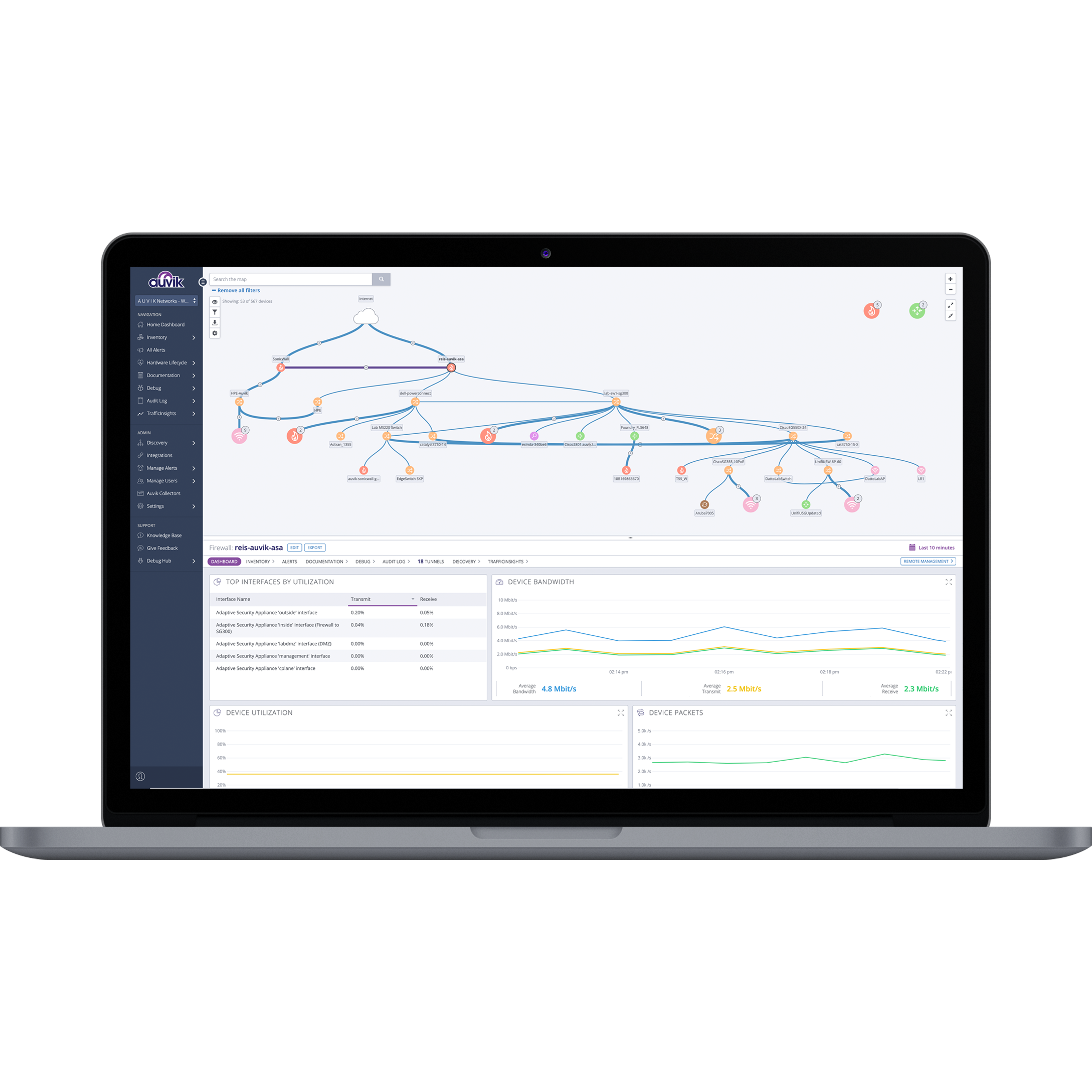 Auvik screenshot & Video