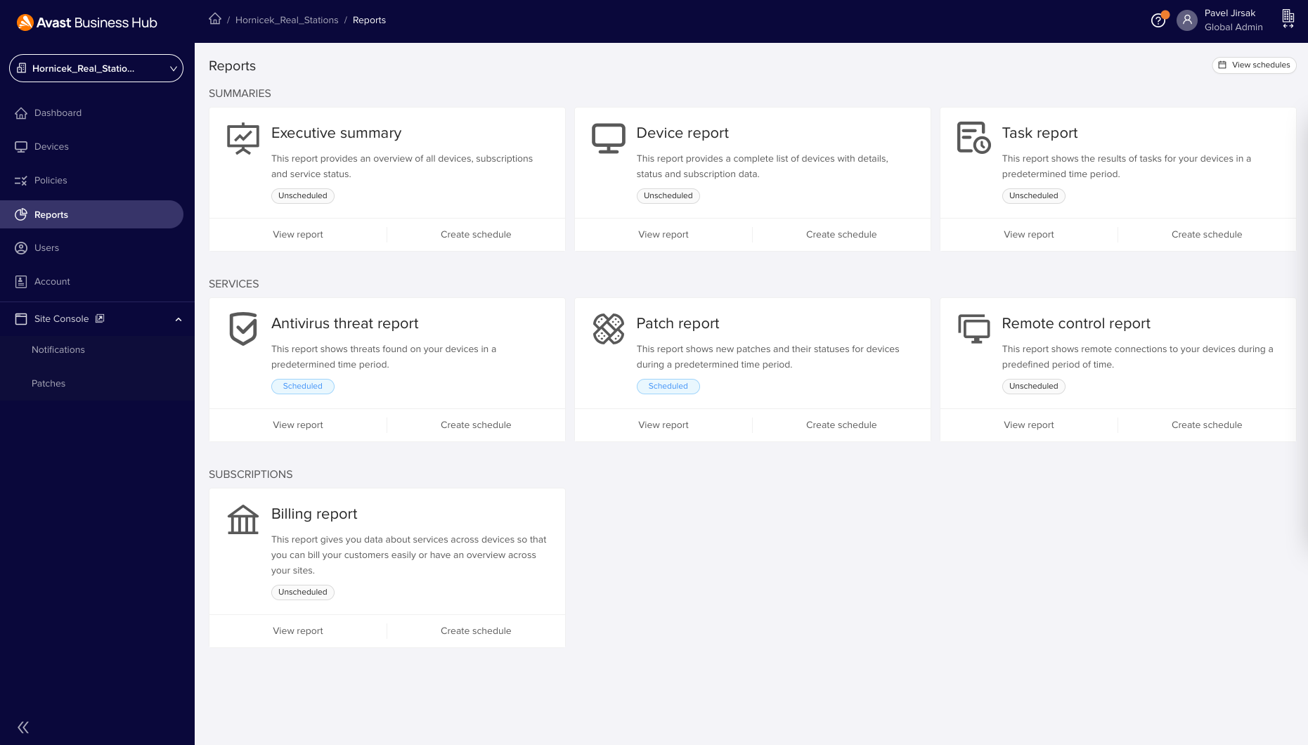 Avast Endpoint Protection Screenshot
