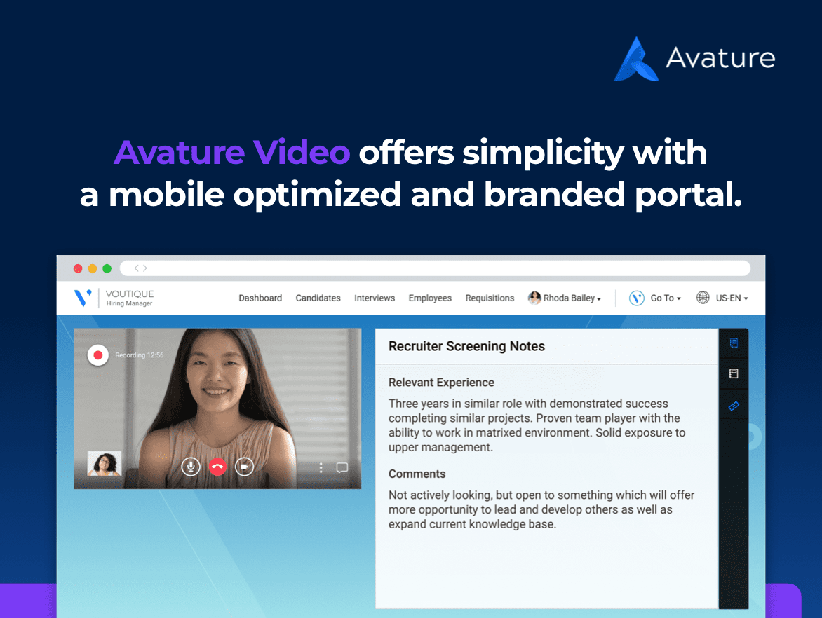 Avature Screenshot