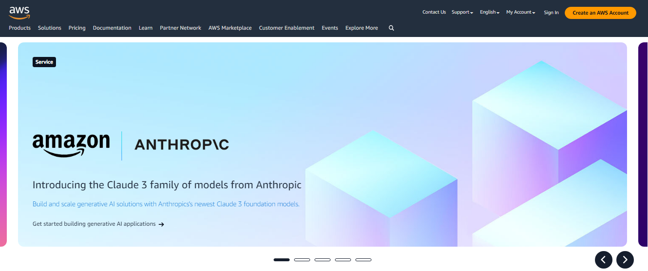 AWS Cloud Screenshot