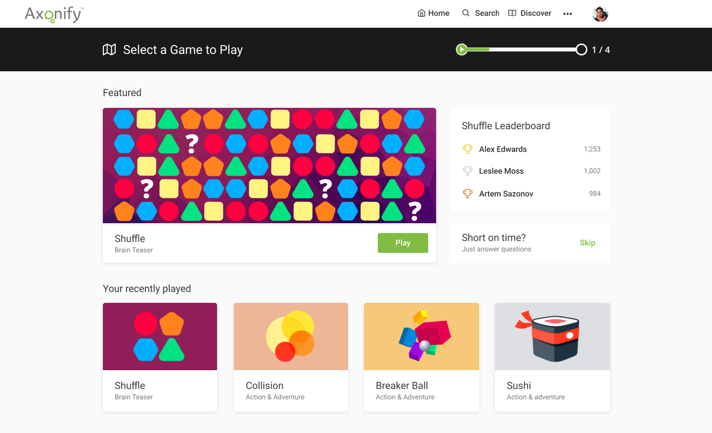 Axonify screenshot & Video