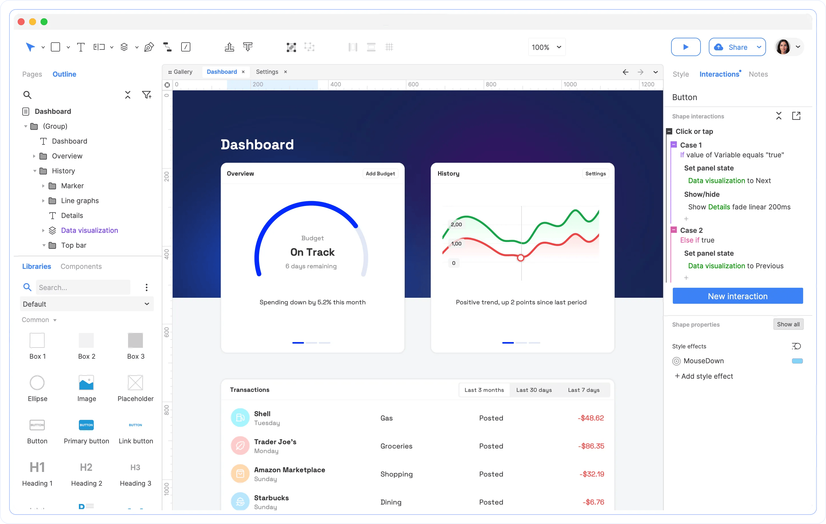 Axure Screenshot