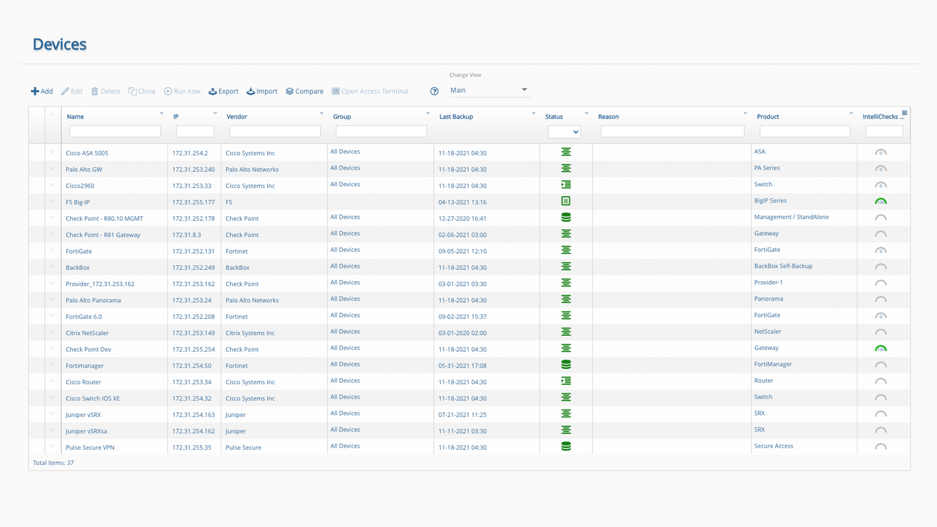 BackBox Screenshot