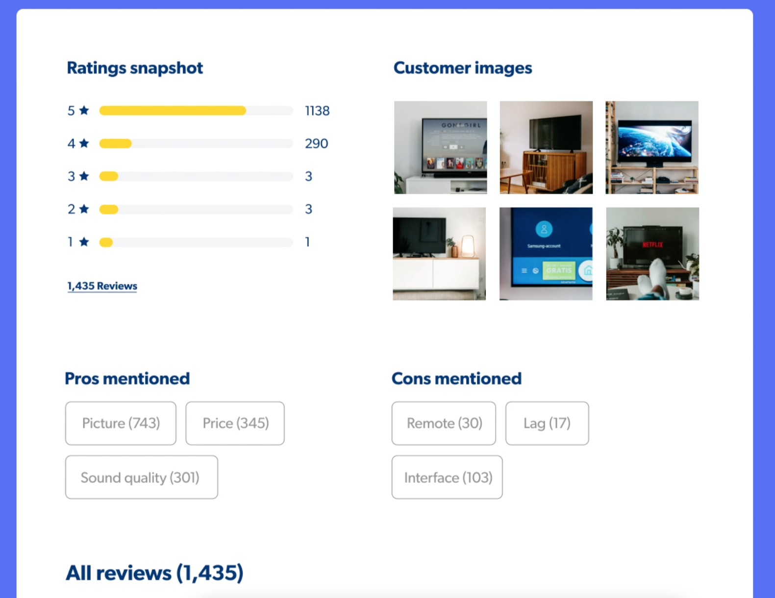 Bazaarvoice screenshot & Video