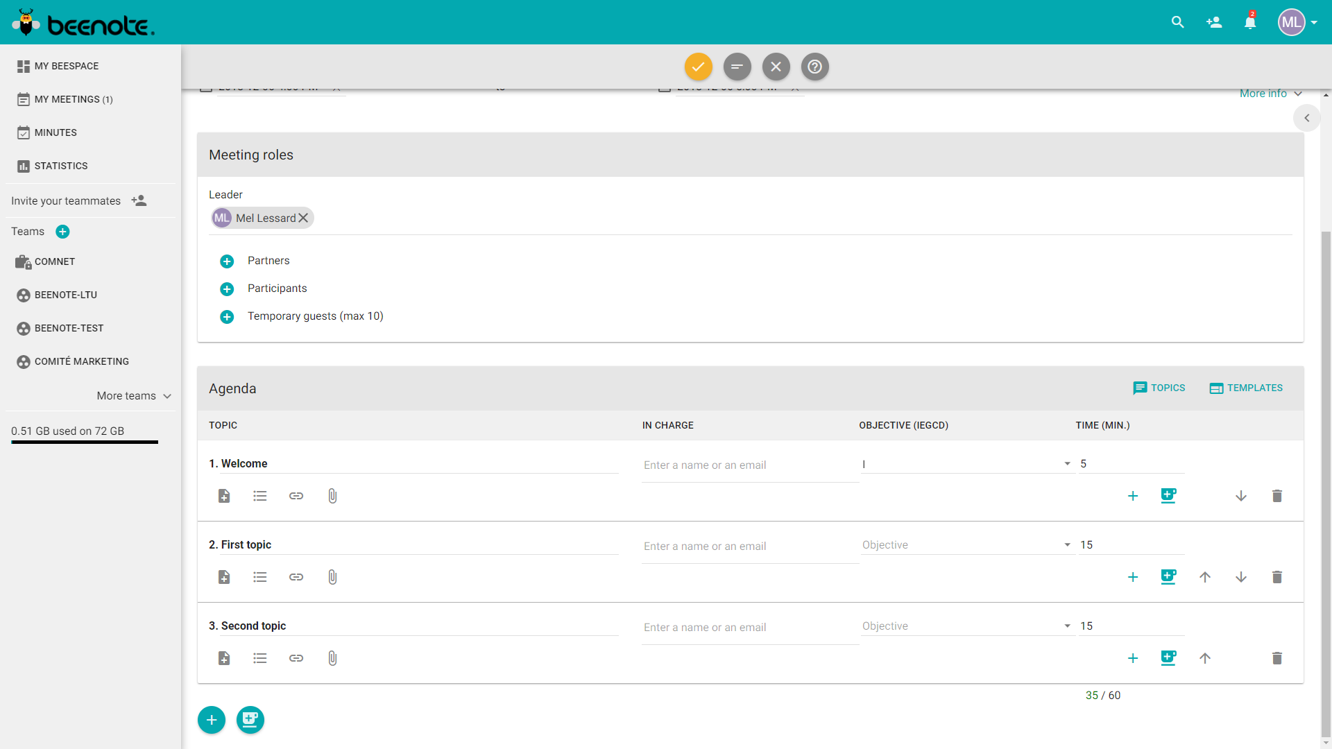 Beenote screenshot & Video