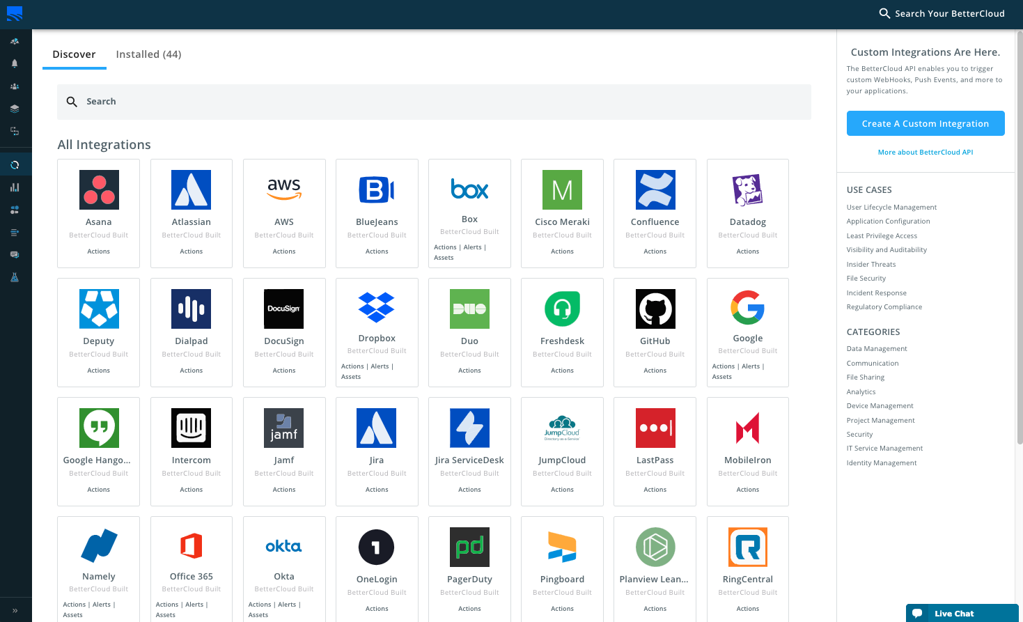 BetterCloud Screenshot