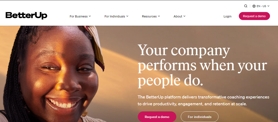 BetterUp screenshot & Video