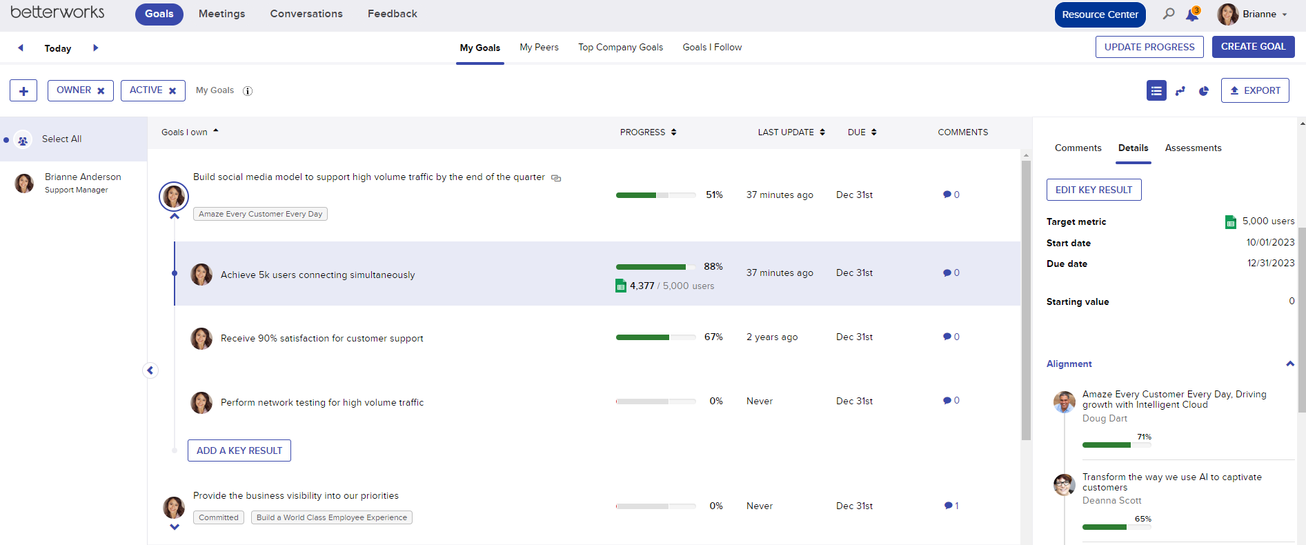 Betterworks screenshot & Video