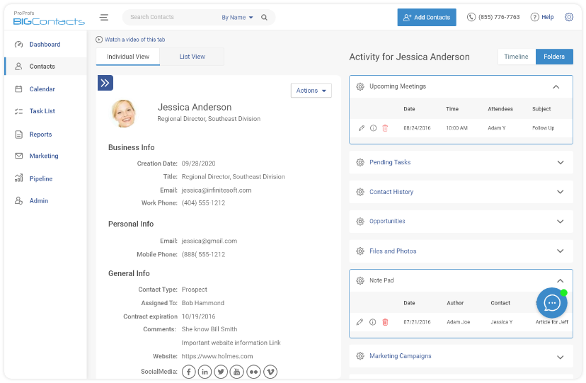 BigContacts Screenshot