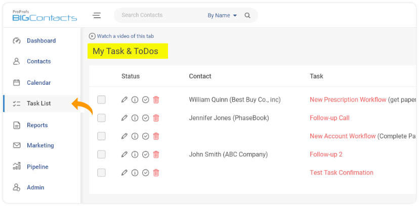 BigContacts Screenshot