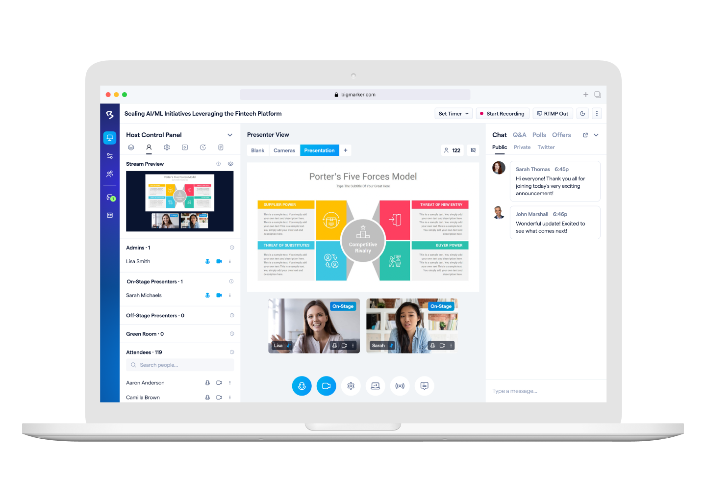 BigMarker screenshot & Video