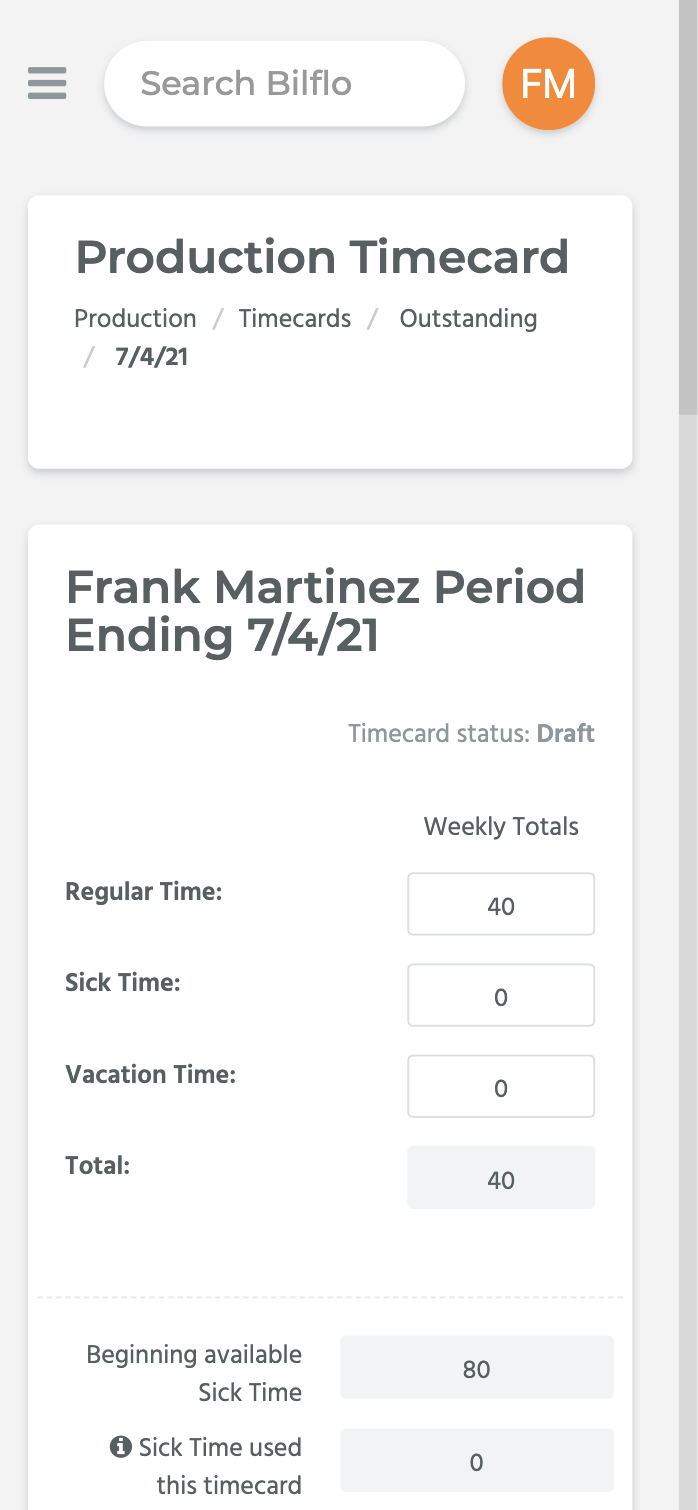 Bilflo Screenshot