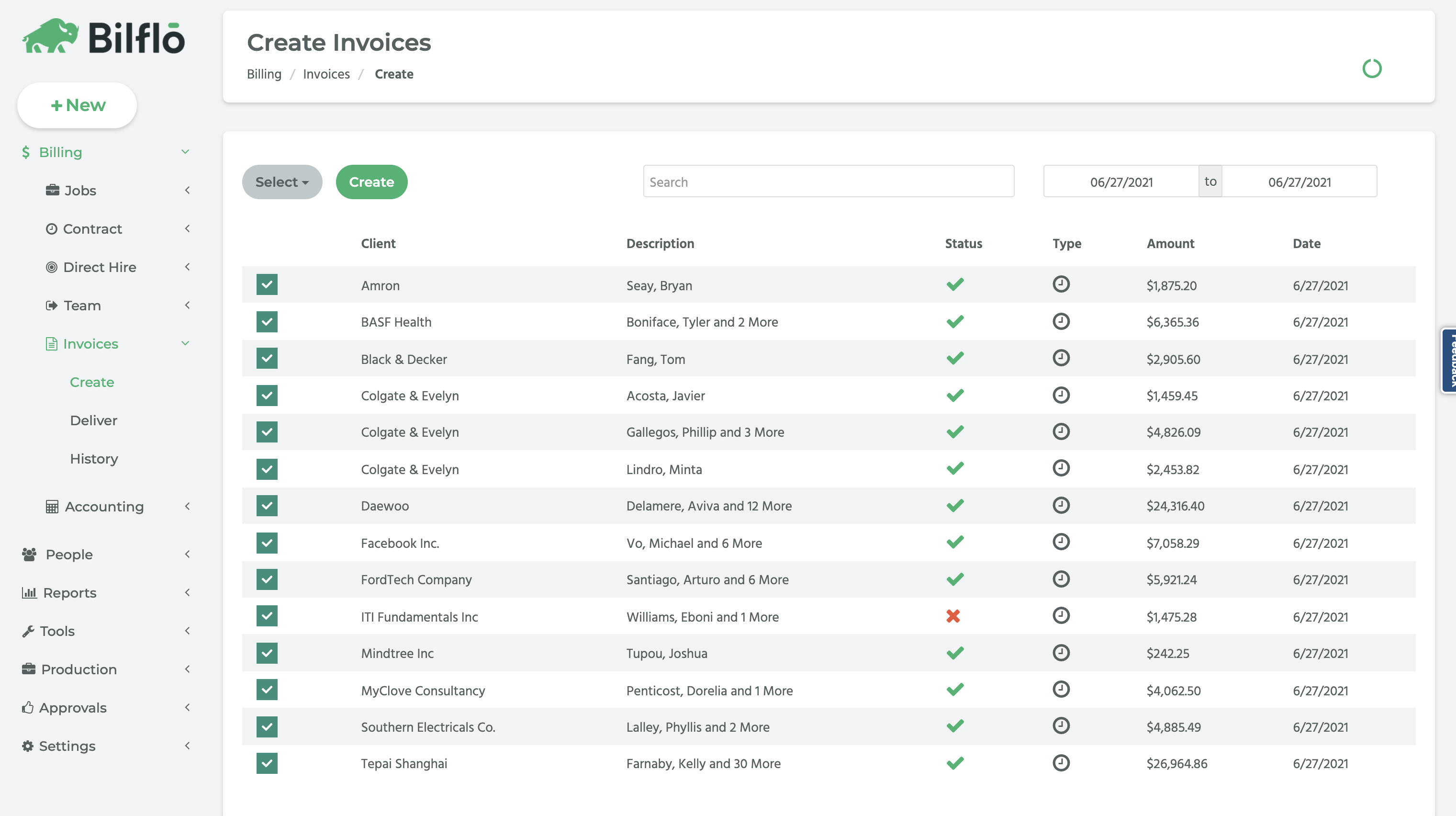 Bilflo Screenshot