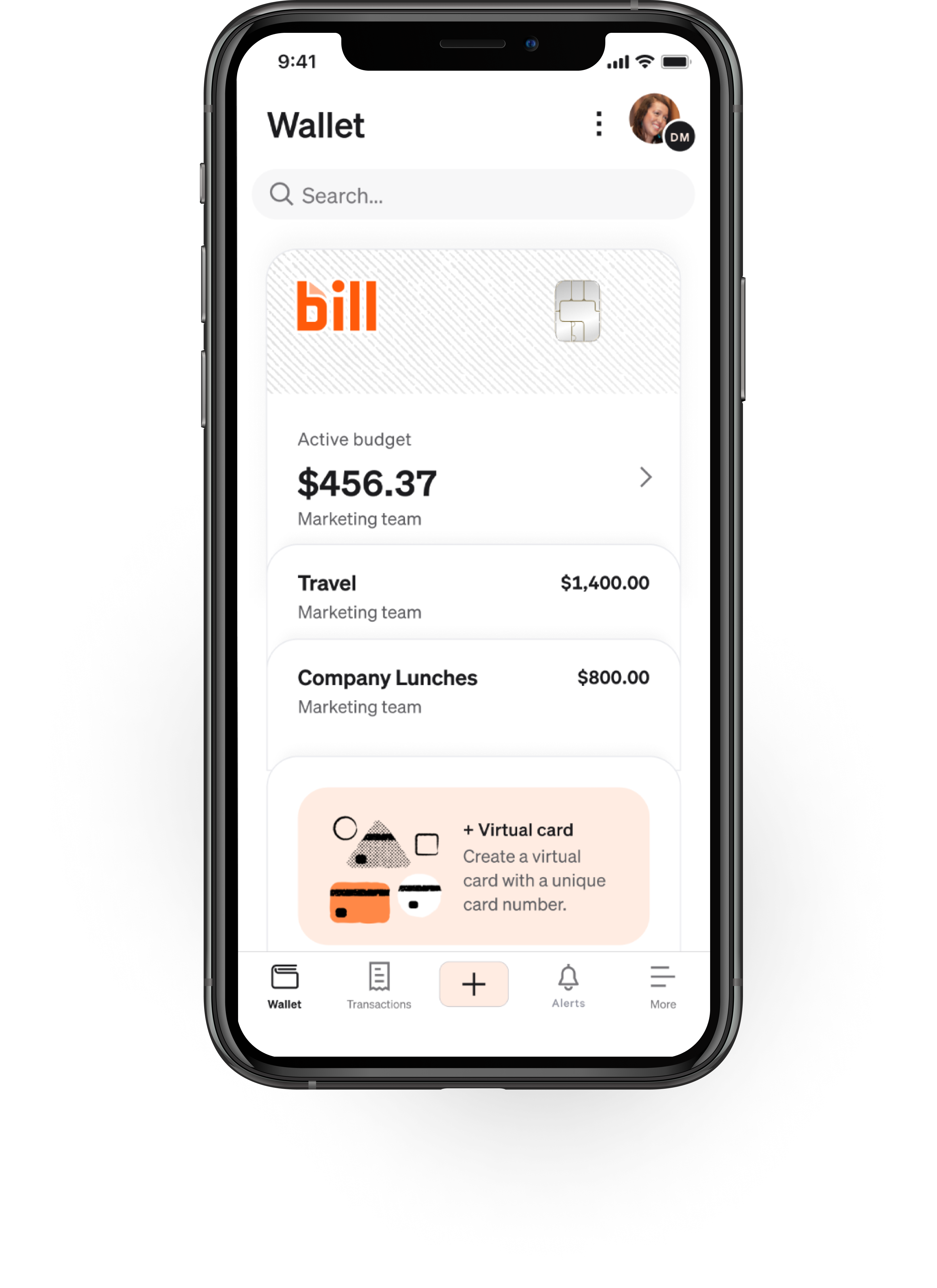 BILL Spend and Expense Screenshot