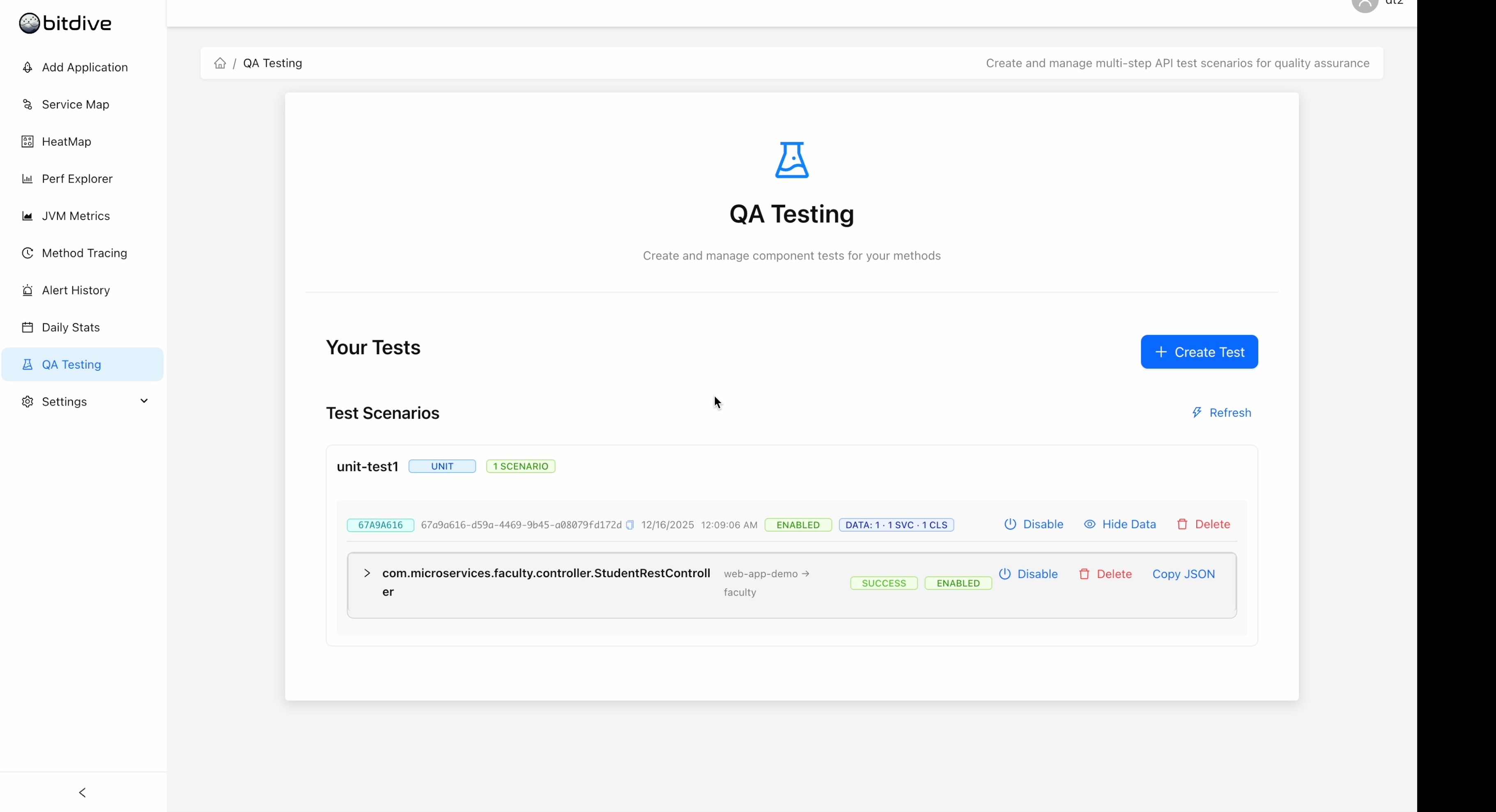 BitDive.io Screenshot