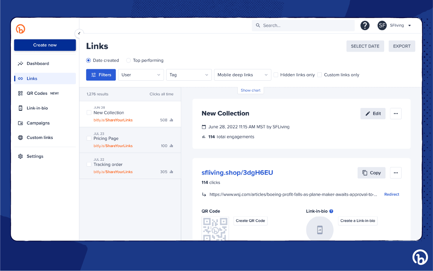 Bitly screenshot & Video