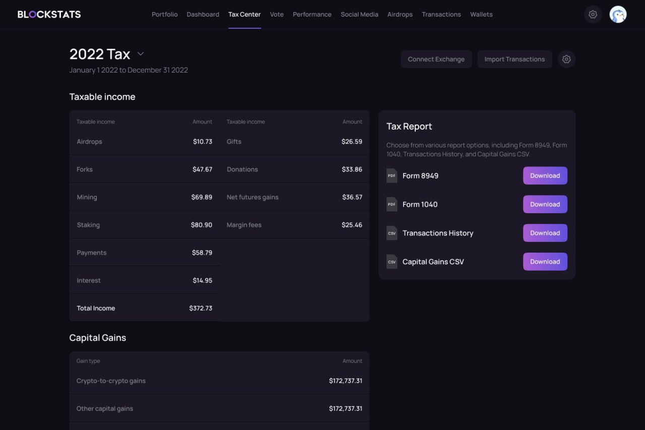 Blockstats Screenshot